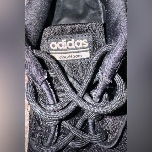 Adidas Cloudfoam black sneakers size 7 women’s excellent condition! - Picture 5 of 6